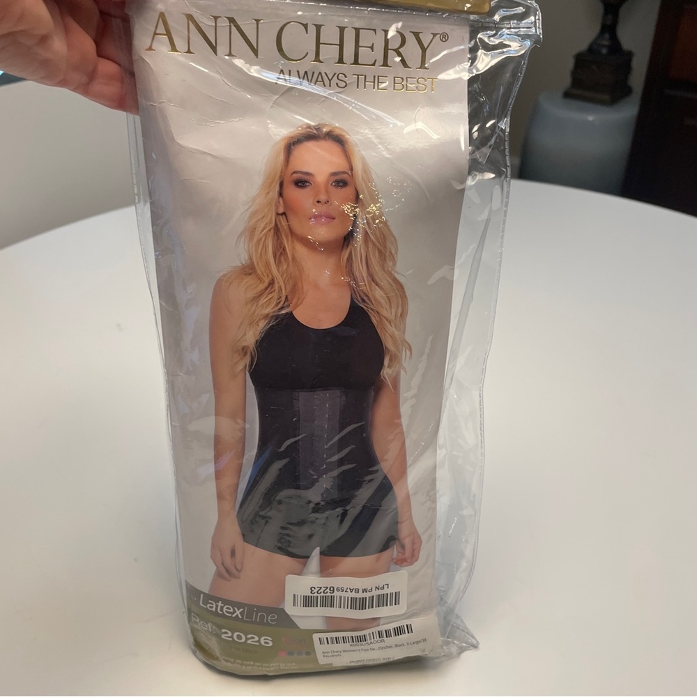 Ann Chery Black Latex Shapewear